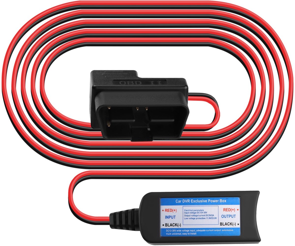 Solidchoice - OBD2 Power Kabel voor Dashcam met USB Uitgang