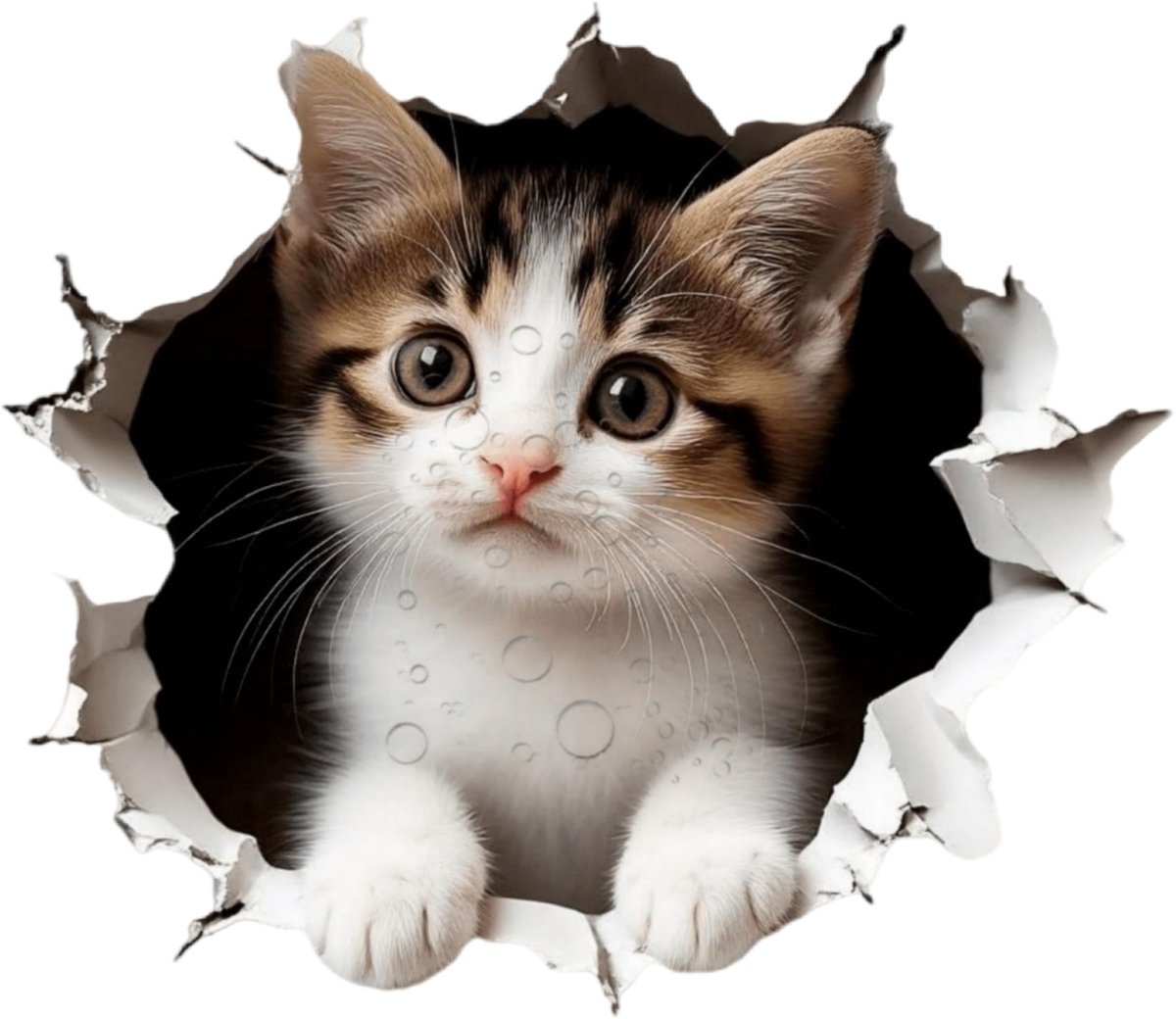 Solidchoice - Kitten Autosticker 5,5 Inch