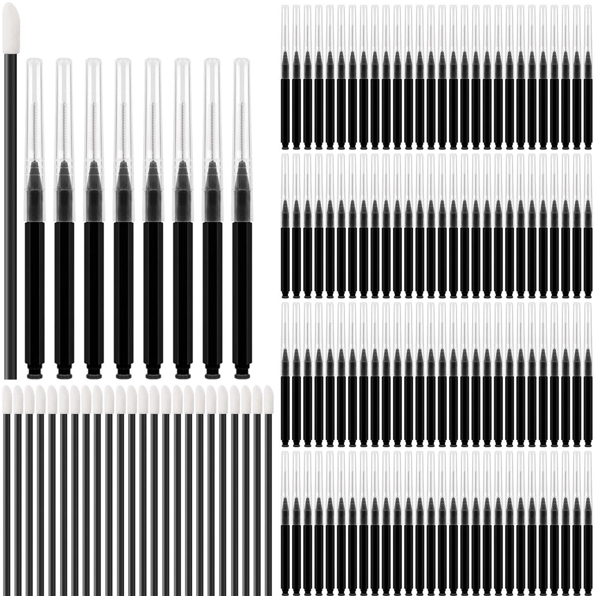 Solidchoice - 120 Stuks Interdentale Borstels + 25 Stuks Wegwerp Lipapplicators