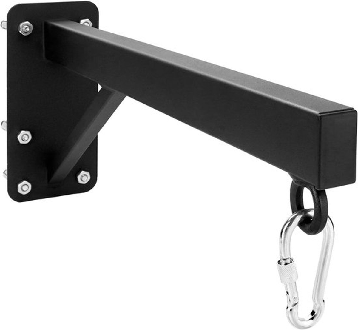 Stevige muurbeugel voor bokszak van staal - 60 cm - belastbaarheid tot 150 kg - inclusief montagemateriaal