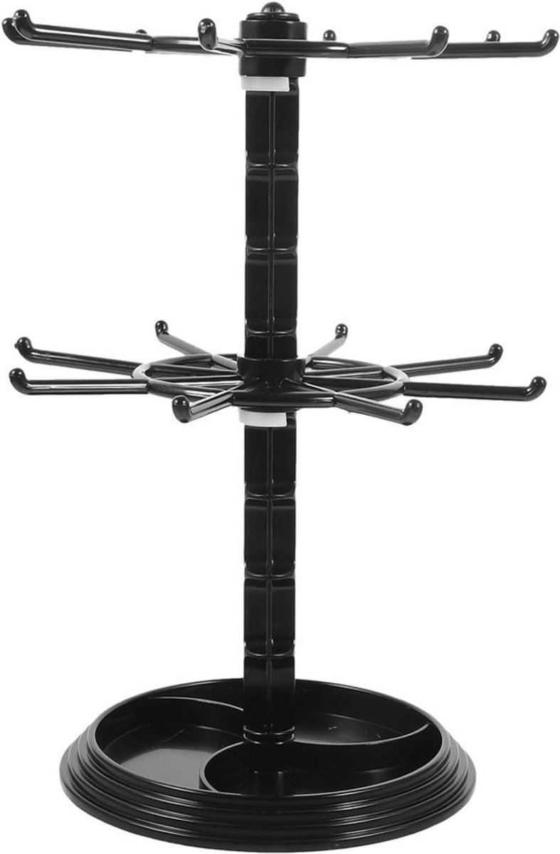 Hanger voor Sieraden en Sleutelhangers - Tentoonstellingsstandaard voor Halskettingen - Organizer Stand met Sleutelhangers - Sieradenhouder met Standaard