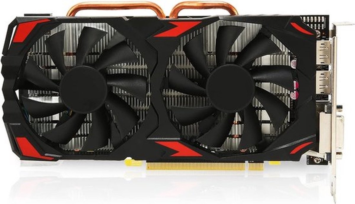 Krachtige 8GB GDDR5 Gaming Grafische Kaart met 256-bit, Ondersteunt 8K, Ideaal voor Thuis en Kantoor met 2 Koelventilatoren en PCI Express 3.0