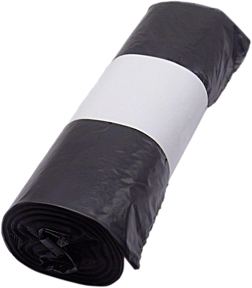 Solidchoice - 120 Stuks Zwarte Vuilniszakken - 60L