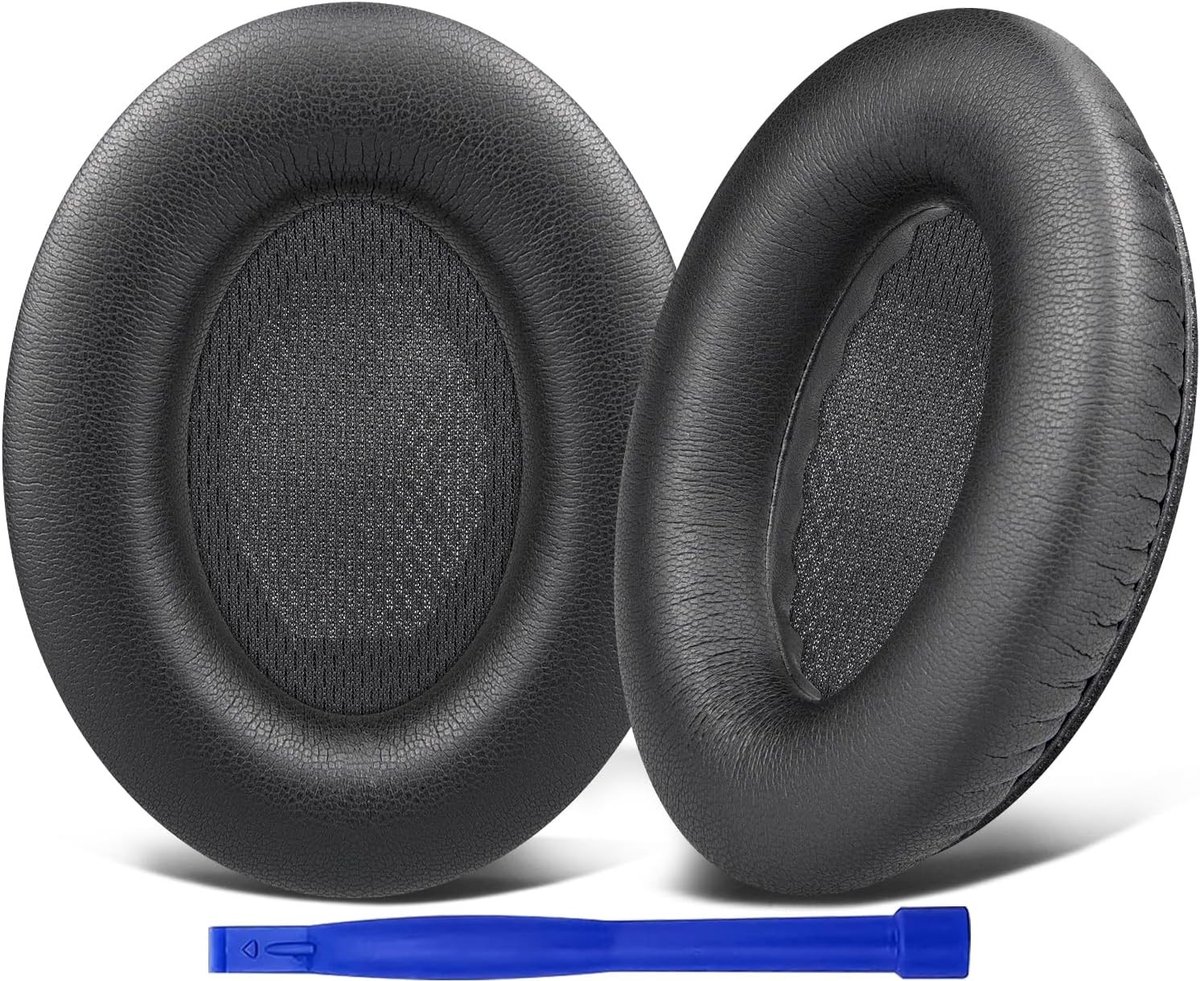 Earpads voor Bose Hoofdtelefoons - Volledig Zwart | Geschikt voor QuietComfort QC15/QC25/QC35 en SoundTrue/SoundLink Modellen, Comfortabele Vervangingen voor AE2/AE2i