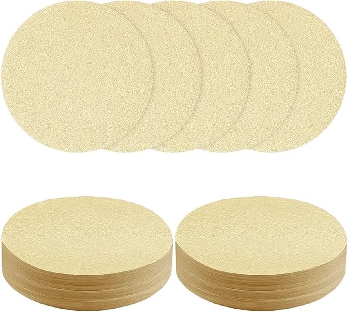 Ronde papieren koffiefilters 51 mm - 100 stuks