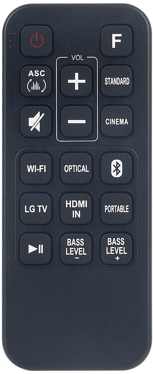 Solidchoice - Vervangende Afstandsbediening voor LG Soundbar