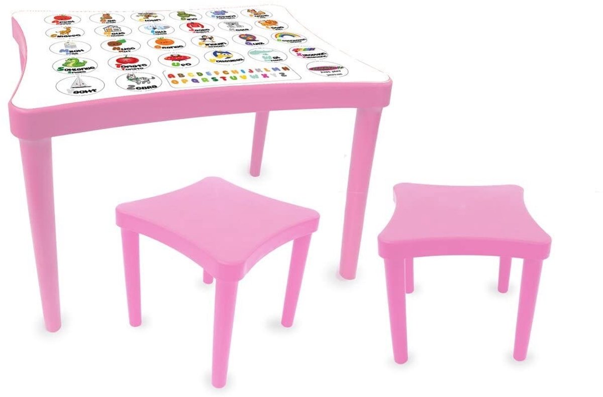 Solidchoice - 3-delige Kinderstoel Set van Robuust Plastic