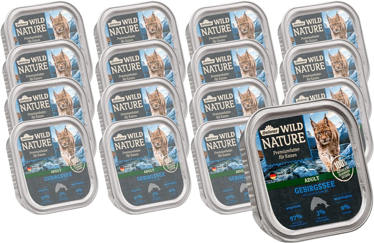 Solidchoice - Graanvrij Nat Voer voor Volwassen Katten met Zalm en Forel