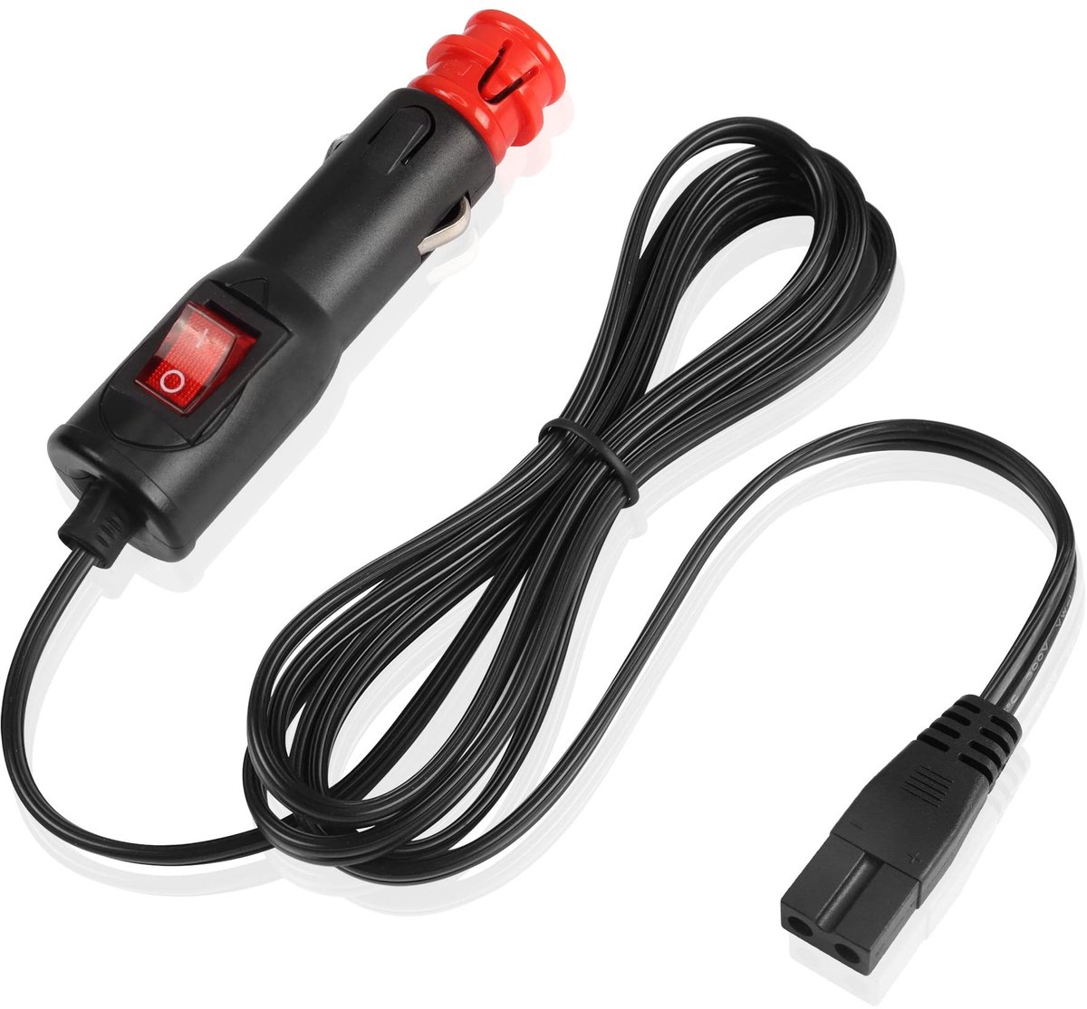 Solidchoice - 142.5 Inch Auto Koelbox Kabel met Drukknopschakelaar