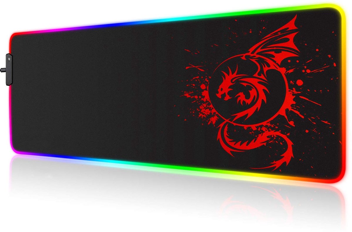 Solidchoice - RGB Gaming Muismat met LED Verlichting