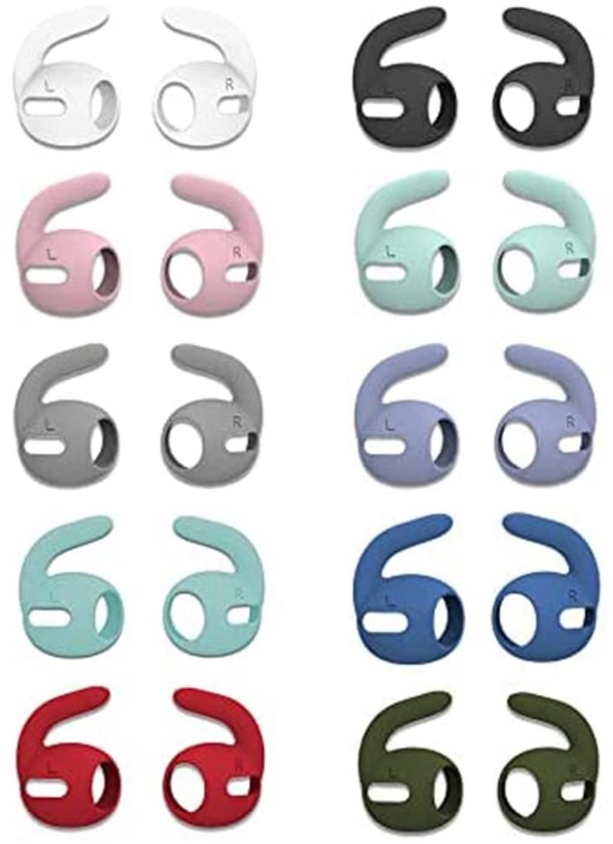 Solidchoice - Set van 10 Siliconen Oorhaken voor AirPods Pro