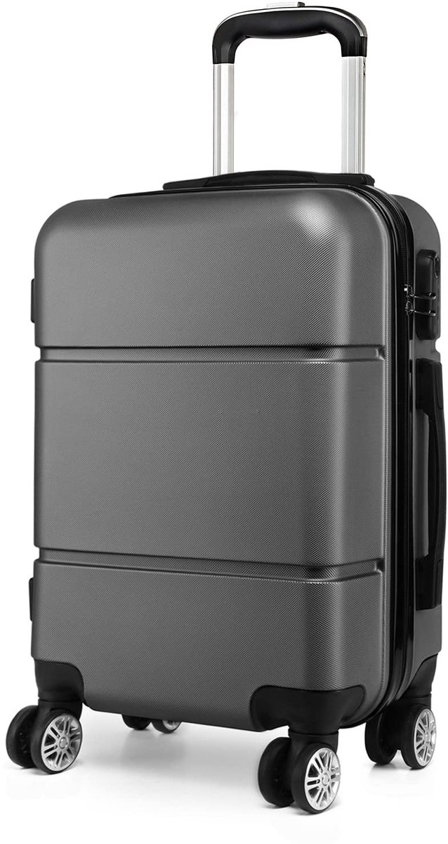 Solidchoice - 20'' Cabin Hardshell Koffer met 4 Wielen en Combinatieslot
