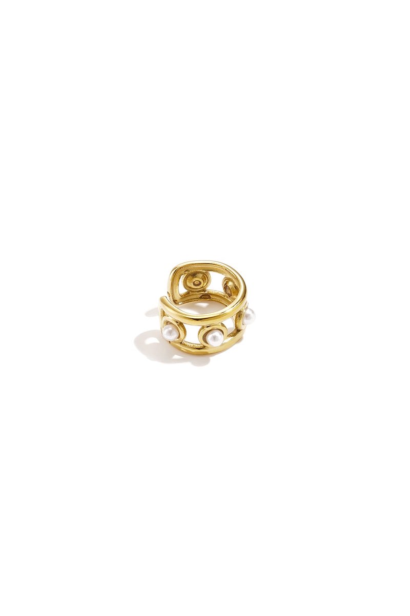 Liora - Oormanchet - Goud - Stainless Steel - - Goud