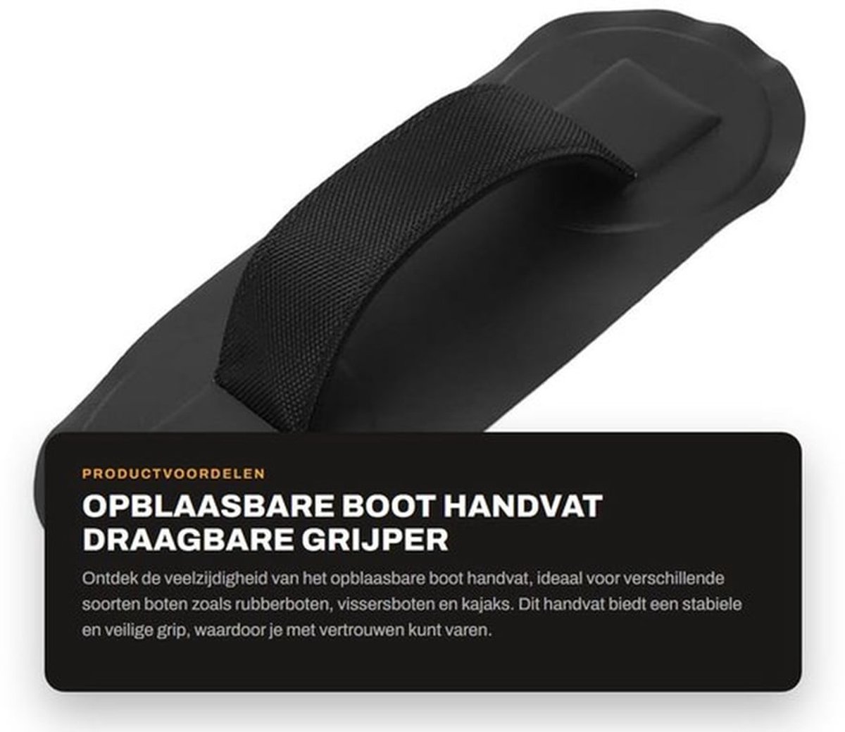 Boot Handvat Stabiel Ontwerp - Opblaasbare Boot - Draagbare Grijper - Kajak Accessoires - PVC Materiaal - Veilig in Gebruik - Bootgreep