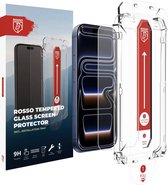 Rosso Screenprotector Geschikt voor Apple iPhone 18 Pro Max | 9H Tempered Glass | Beschermglas | Case Friendly | Met Installatietray | Geen luchtbellen & stof | Eenvoudige montage