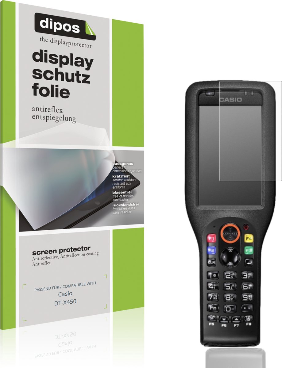 dipos – 6x Matte Beschermfolie geschikt voor Casio DT-X450 | Krasbestendige & antireflecterende Screenprotector Ultra-Thin
