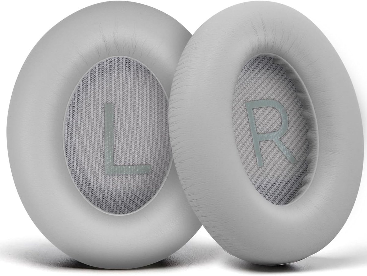 Vervangende Oorkussens voor Noise Cancelling Hoofdtelefoons, Hoogwaardige Geheugenfoam, Zacht Leer, Comfortabel en Duurzaam