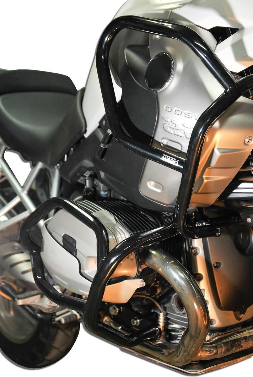 Motor Valbeugel - Beschermbeugel Motor - Motor Beschermen - Voertuigspecifieke Pasvorm - Boven Beneden - Zwart