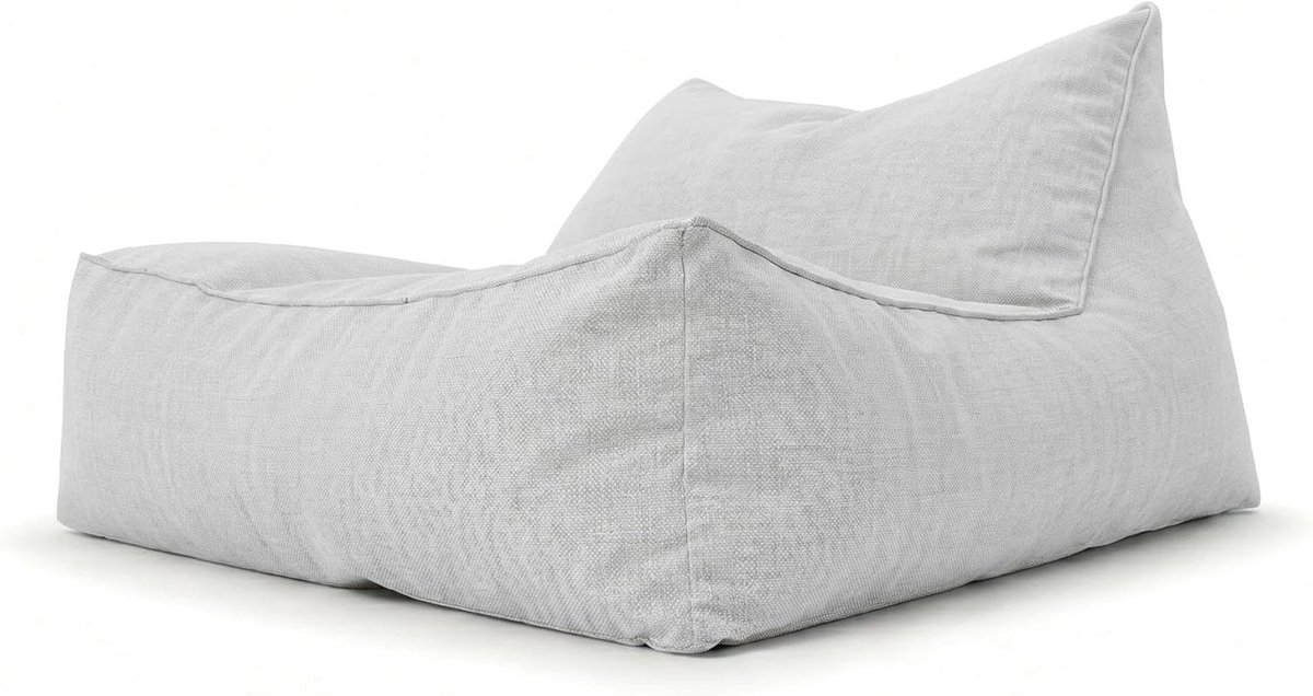 Zitzak XXL - Zitkussen Grote - Buiten Ontspannen - Weerbestendig Stof - 115 cm Diep - Lichtgrijs
