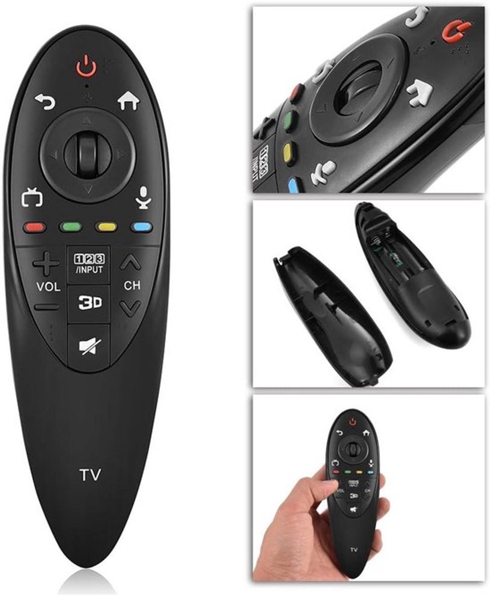 Afstandsbediening voor 3D Smart TV - Zwarte vervangende afstandsbediening met AN-MR500G en AN-MR500 - TV-afstandsbediening MBM63935937