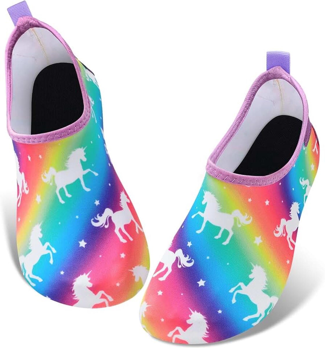 Strandschoenen voor meisjes, zwemschoenen, waterschoenen, aquaschoenen, sneldrogend, blote voeten schoenen voor kinderen, strand, zwembad