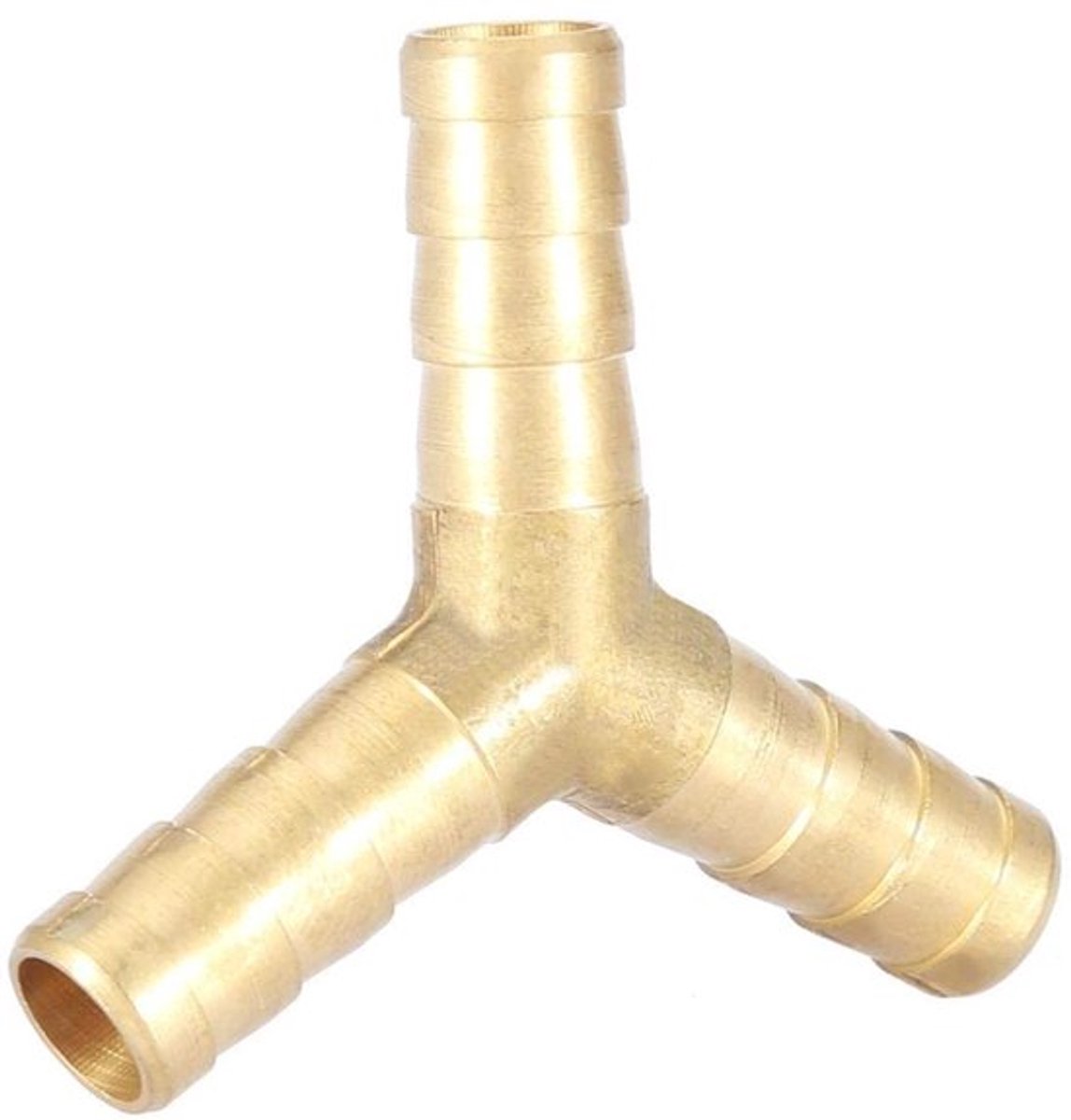 Messing T-aansluitingen - 4 stuks 8 mm koppelingen voor slangen