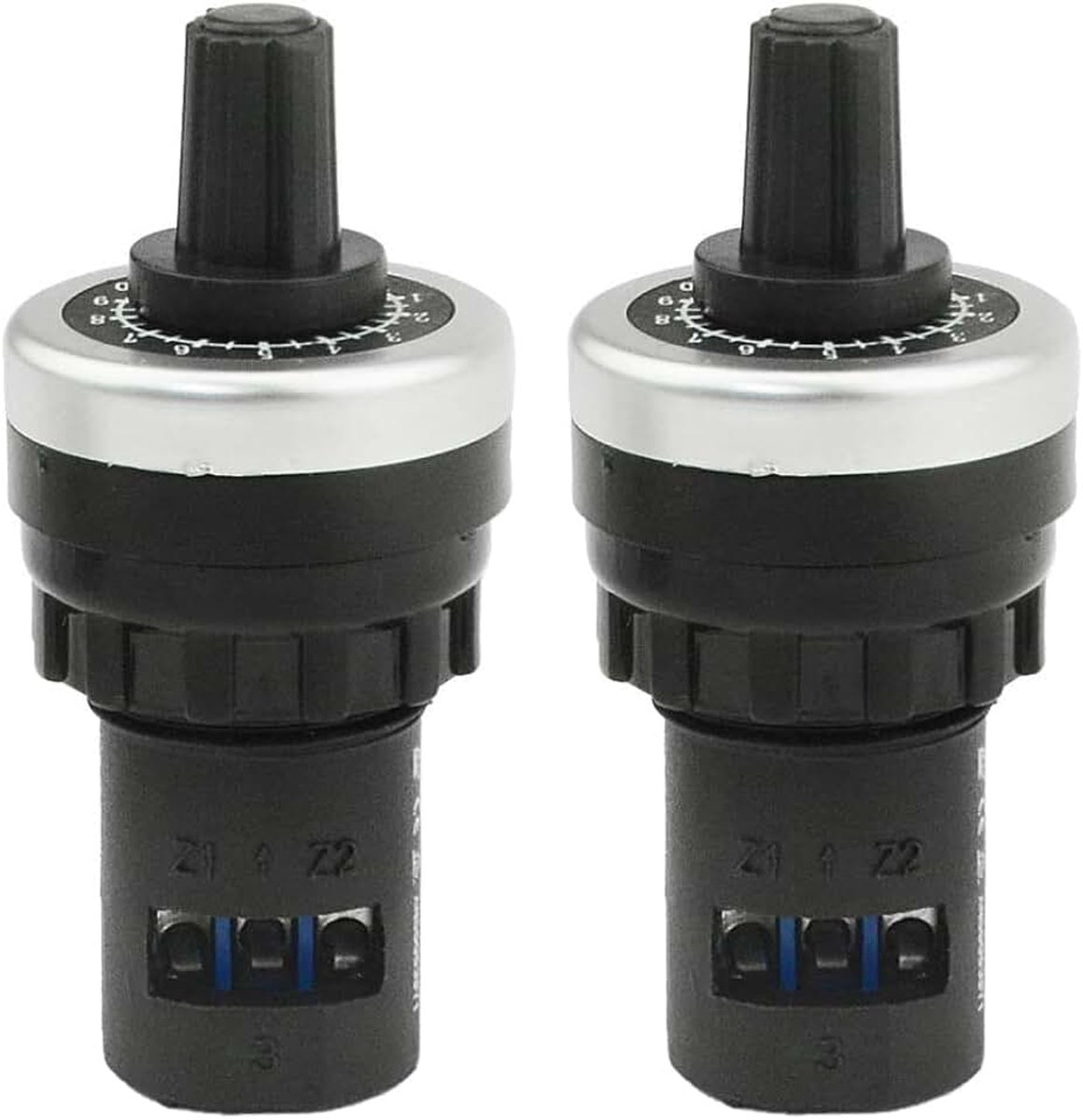 2 Stks LA42DWQ-22 22mm 10K Ohm Variabele Snelheid Drive Potentiometer Rotary Potentiometer Inverter Converter (10K)