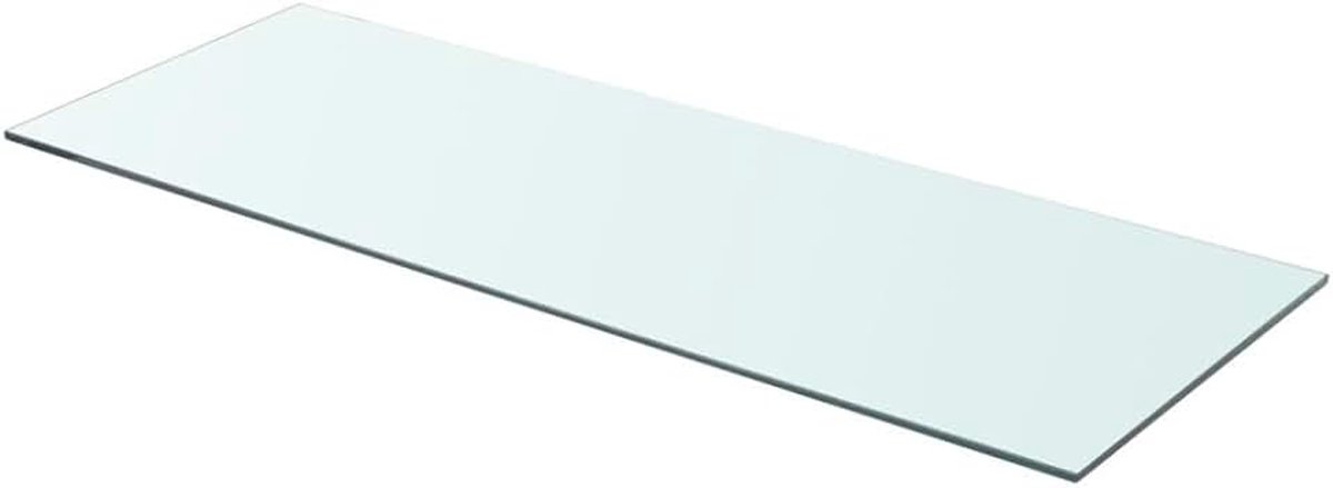 Plank glazen plank glazen plank glazen plank badkamerplank doucheplank glazen plank wandplank badkamerrek voor badkamer, glas transparant 80 cm x 30 cm