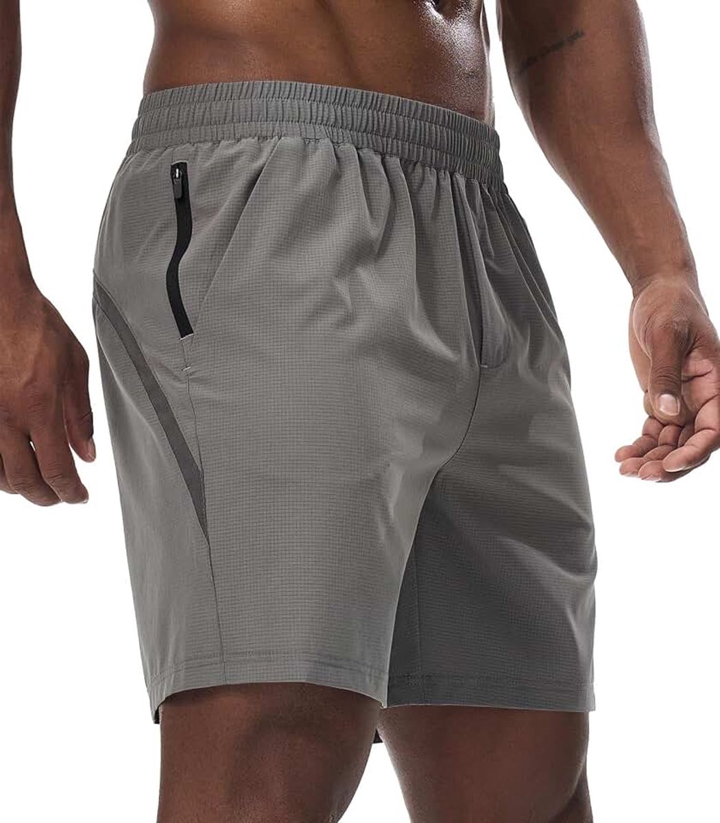 Shorts, sportbroek, hardloopshorts, sneldrogend, trainingsbroek, outdoor, sportbroek met zak