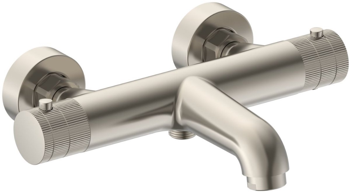 ALONI Stria badmengkraan – thermostatisch – opbouw – geborsteld RVS