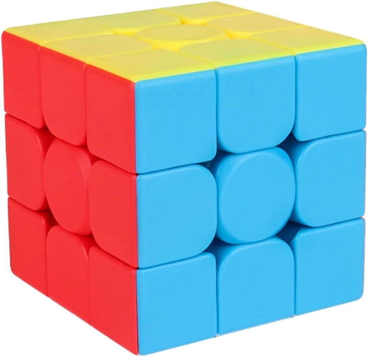 Speed Cube - 3x3 Puzzel - Hersentraining - Soepele Draaiing - 5.6 cm - Stickerloos