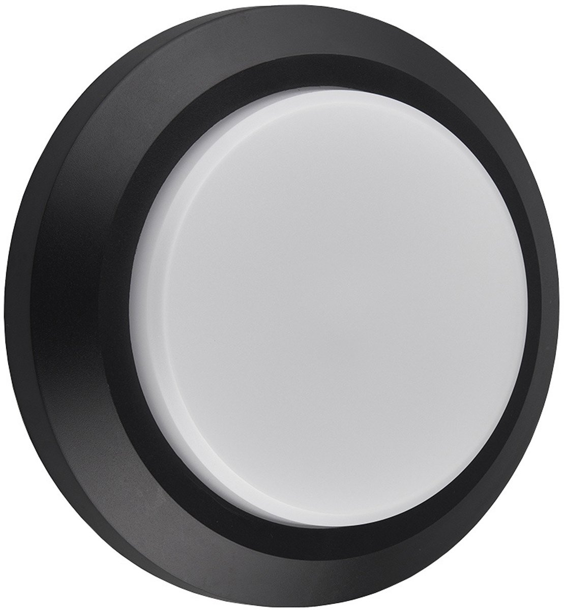 NOKI Wandlicht rond zwart SMD LED 470Lm 3,8W IP65