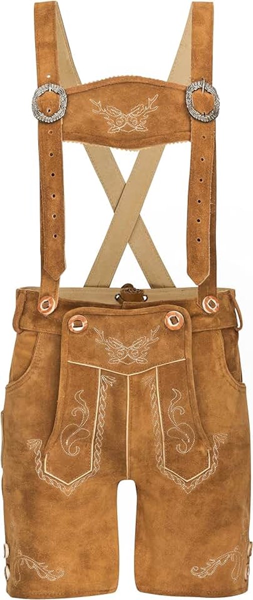 Lederhose voor kinderen, klederdrachtbroek, voor jongens en meisjes, klederdrachtbroek, kort