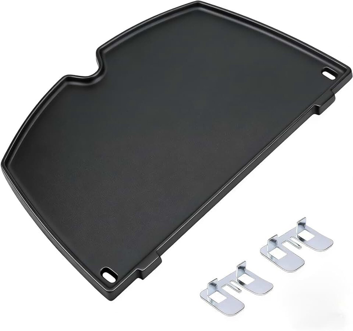 38.9cm 6559 Gietijzeren Koekenpan Bakplaat voor Weber Q200, Q220, Q240, Q260, Q2000, Q2200, Q2400 Series Kookrooster, Bakplaat Vervangende Onderdelen