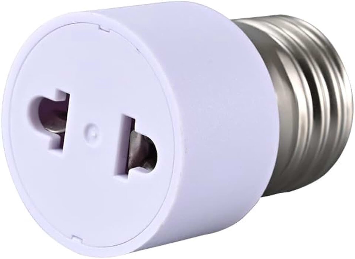 8 stuks lampfitting E27, lampfitting converter, E27-fitting, gloeilampcontactadapter, schroeffitting 2-polig voor veranda, garage, camera, terras