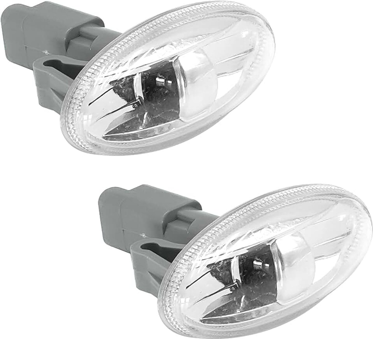 2 richtingaanwijzer repeaters compatibel voor Berlingo, C3, Xsara, Xsara Picasso, C4 Cactus, C5, C6, Jumpy 2 en 3, SpaceTourer, C1, C2. VOOR LINKS EN RECHTS