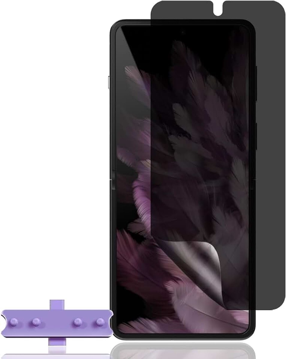 TPU beschermfolie voor OPPO Find N3 Flip Privacy schermfolie, 1 stuk Anti-spionage privacybeschermingsfolie, met positioneringshulp, zonder luchtbellen, anti-spionage schermfolie voor OPPO