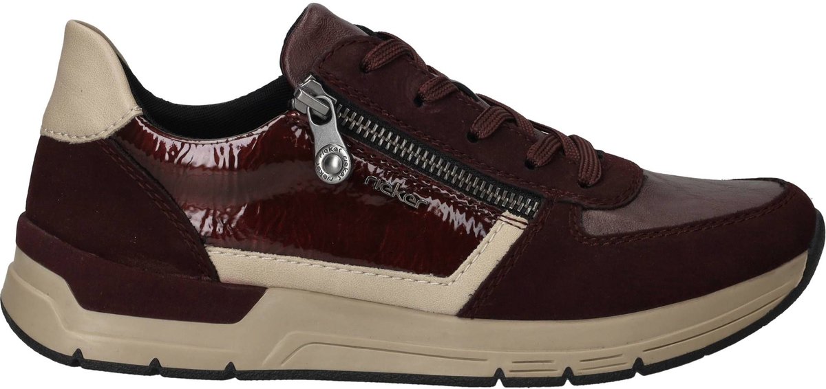 Rieker Sneakers - Dames - Rood - Maat:36