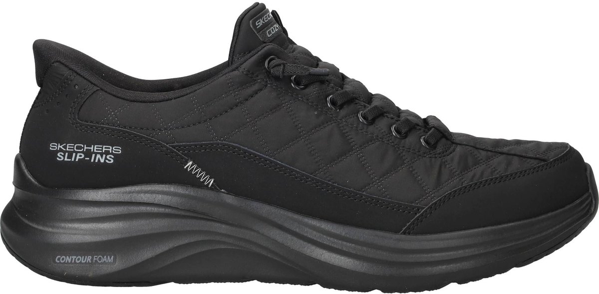 Skechers Slip-Ins Contour Foam Sneakers - Heren - Zwart - Maat:39
