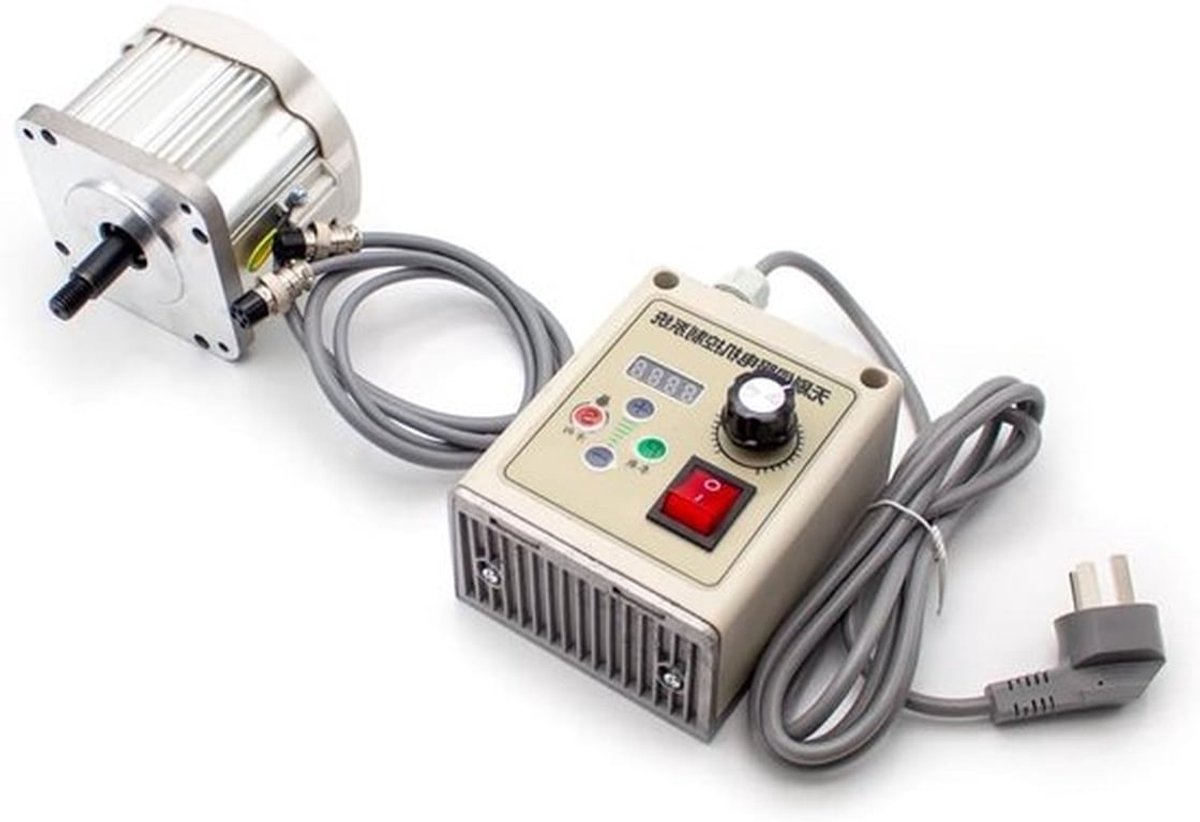 Borstelloze servomotor met controller, 220V, 750W, regelbare snelheid 200-5000rpm, CW/CCW, 4 N.M, ideaal voor industriële toepassingen en automatisering