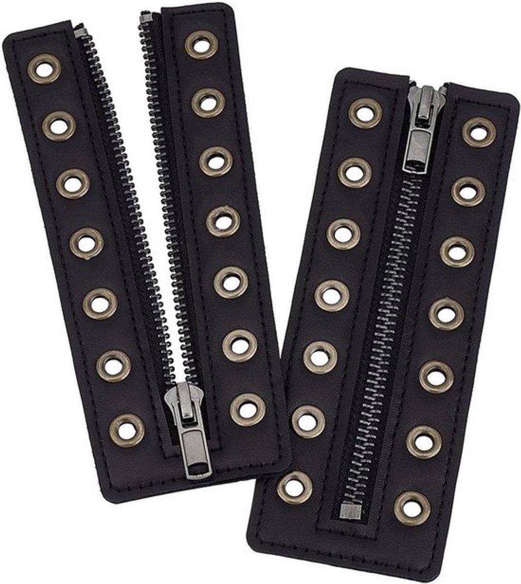 Vetreparatie set - Zonder stropdas - Universeel model - 15,6 x 5 cm - Gladde veters - Voor schoenen en laarzen met ritssluiting - Zwart.
