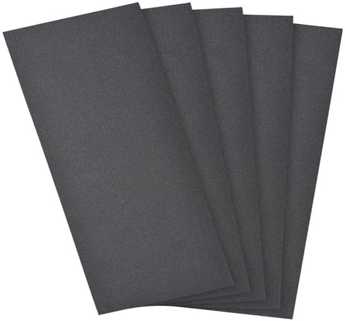 Schuurpapier voor houten meubels - Schuurmachines - Waterbestendig - 500 korrelgroottes - Siliconencarbide - Geschikt voor houtbewerking - Zwart 9 x 3,6 inch - Metaal 5 stuks