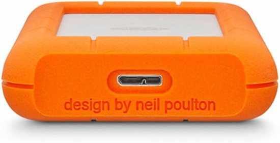 Externe Harde Schijf - Mobiele Opslag - Bestanden Opslaan - Schok Regen Drukbestendig - 2 TB - Oranje — afbeelding 3
