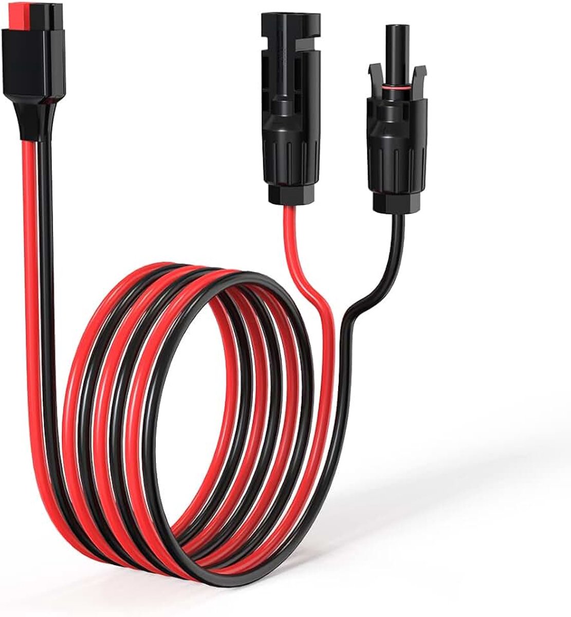 10AWG 6FT Zonnepaneelkabel naar Anderson Connector 2 6 10 20 35 50FT Zonne-verlengkabel voor draagbare krachtcentrale zonnegenerator batterijpakket (6FT)