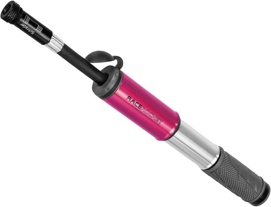 Mini Fietspomp - Draagbare Pomp - Banden Oppompen - Universele Ventiel Compatibiliteit - 10 cm Lengte - Rood — afbeelding 4