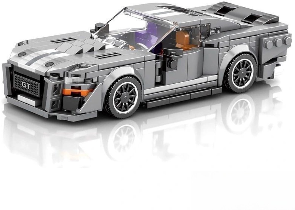 Reobrix 682 - raceauto bouwen - speelgoed - 437 pcs - 14+ - grijs