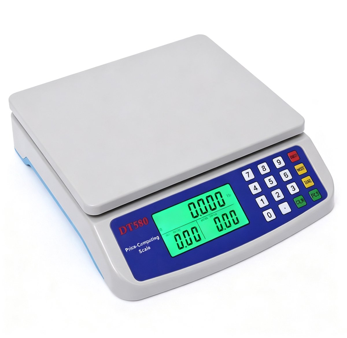 longziming -Digitale Keukenweegschaal 30kg – Professionele Weegschaal met Prijsberekening en Tel functie – Precisieweegschaal 1g Nauwkeurig – Grote LCD Display – Voor Bakken, Voeding, Winkel, Voorraad en Kleine Onderdelen