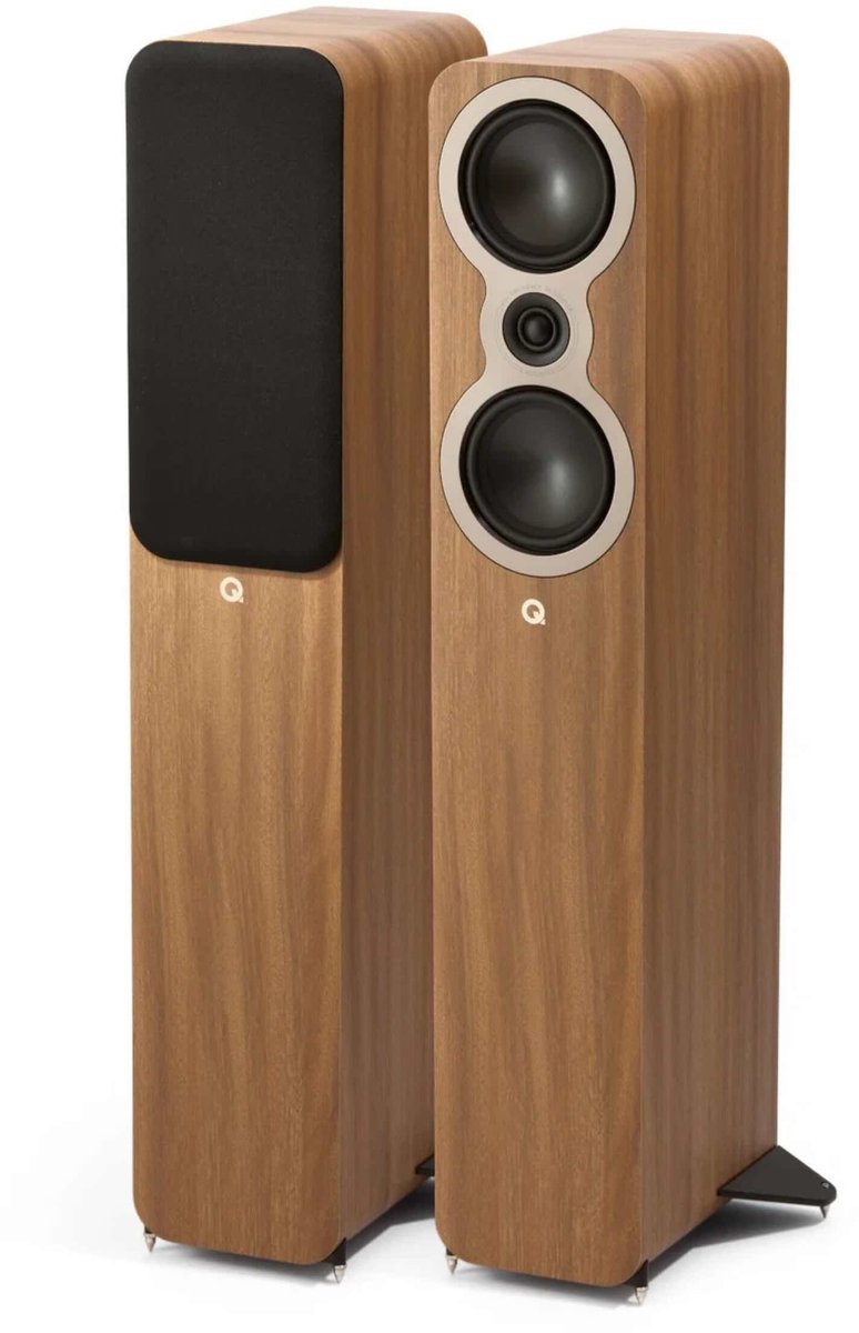 Q Acoustics 3040c - Vloerstaande Luidspreker - Eik
