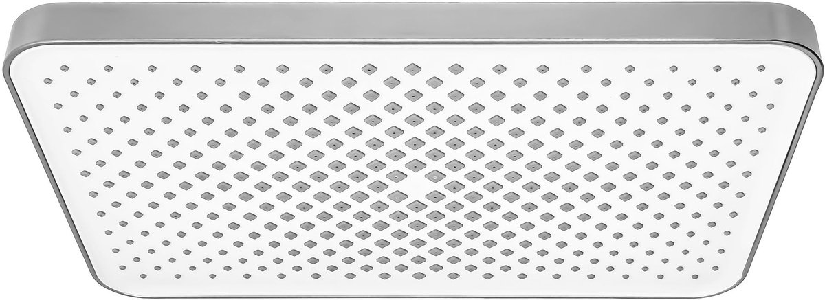 Rea - Rechthoekige Regendouche Js-032 Brushed Nickel - 21 x 38 x 2 cm