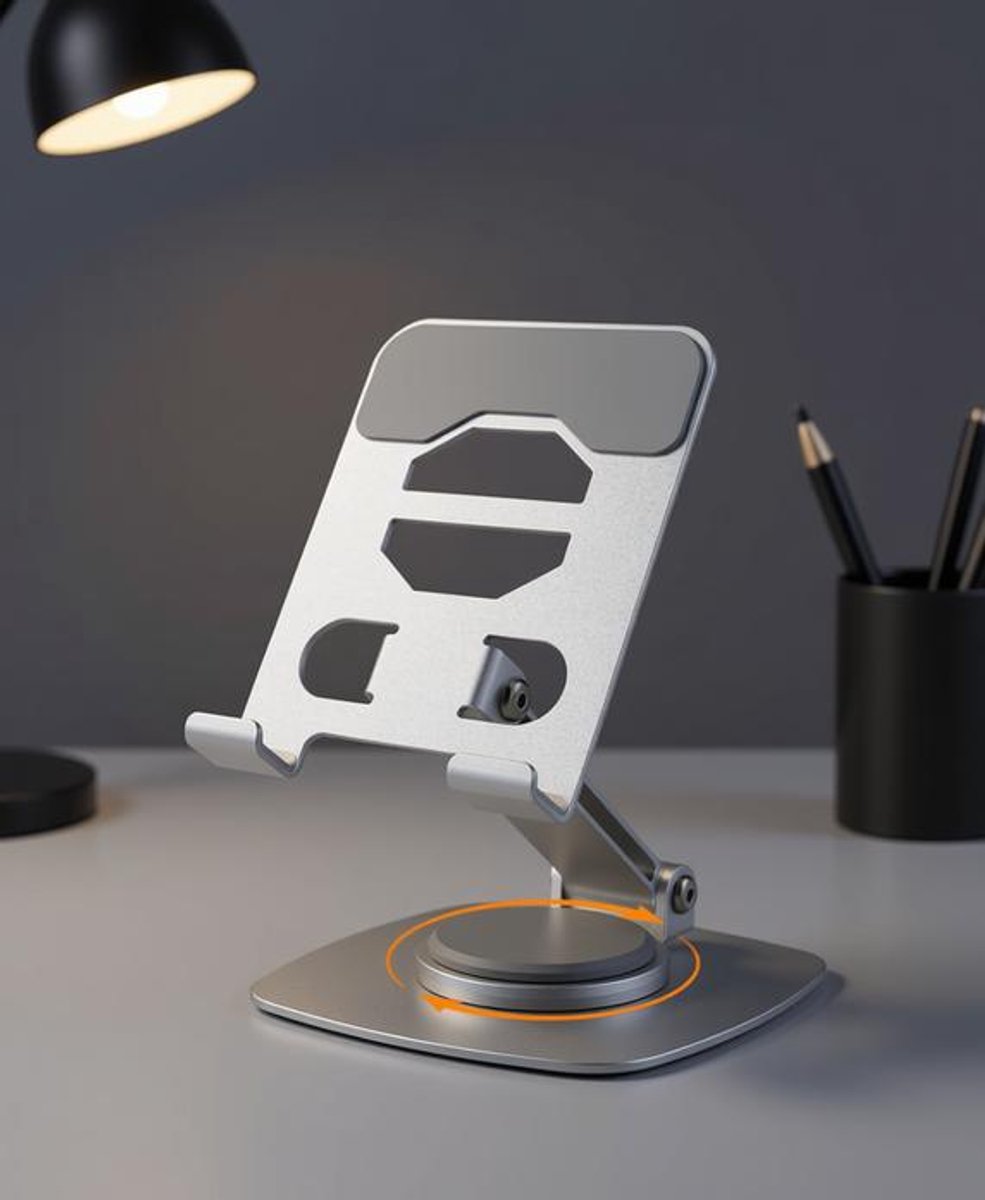 Huis Geluk Stabiele Telefoonhouder voor Bureau - Verstelbaar & 360° Roteerbaar - Universeel voor Smartphones